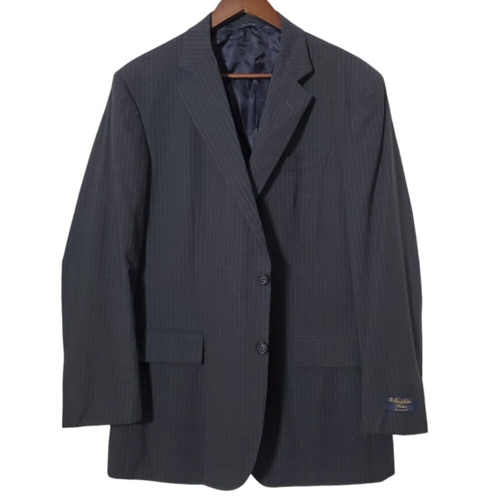 Brooks Brothers Brookscool Madison Blazer Size 40R Gray Full Canvas Mens